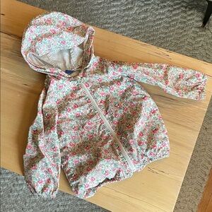 GAP Toddler Floral Jacket - Pink and Green